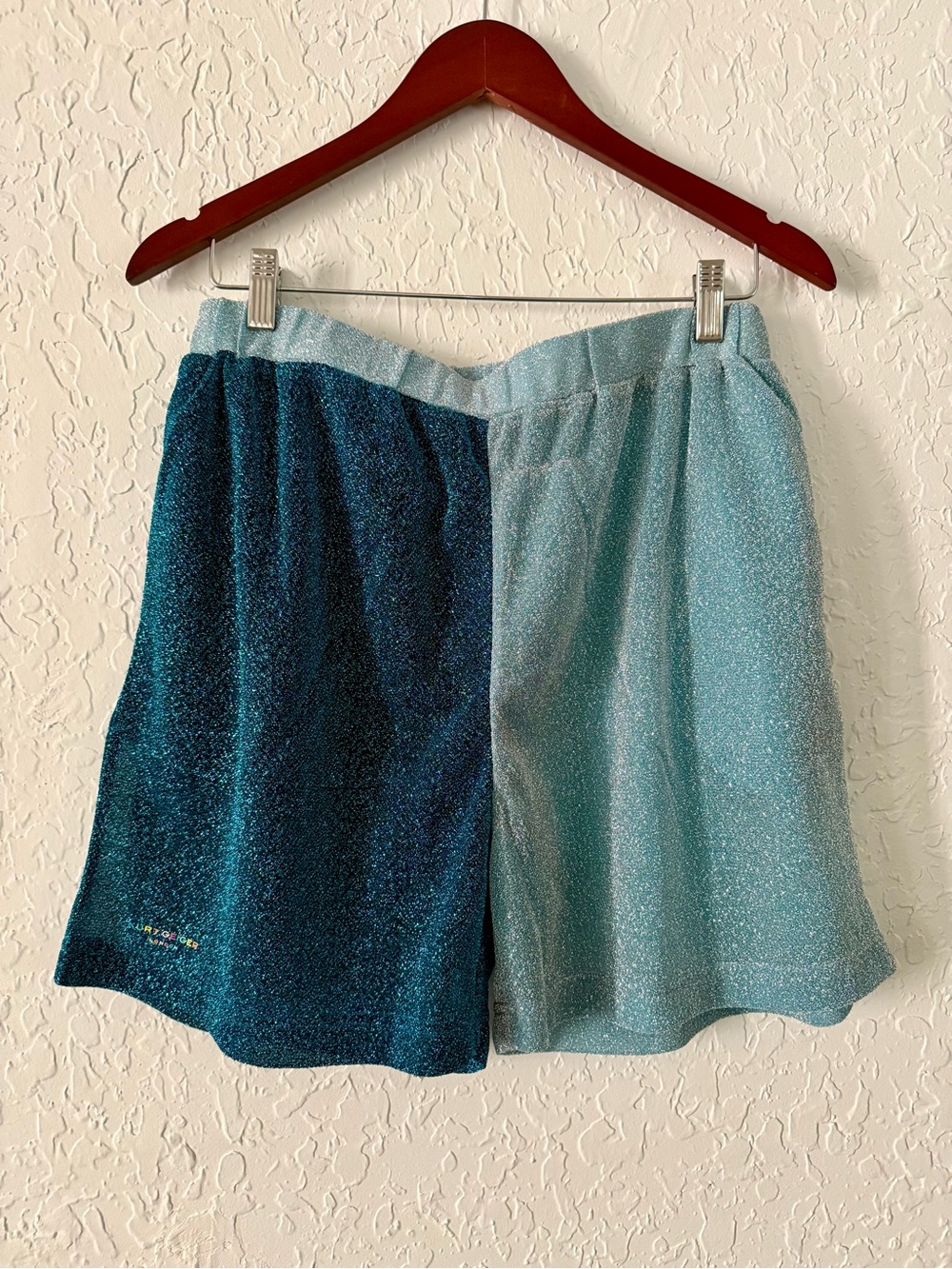 Kurt Geiger Metallic Rainbow shorts